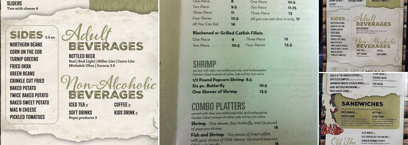 Catfish Country Menu