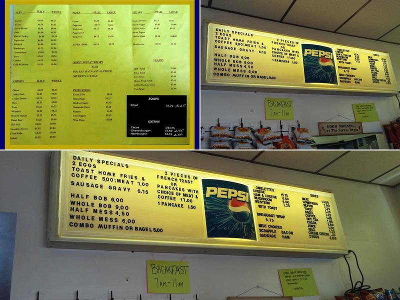 Frankie's Subs Menu