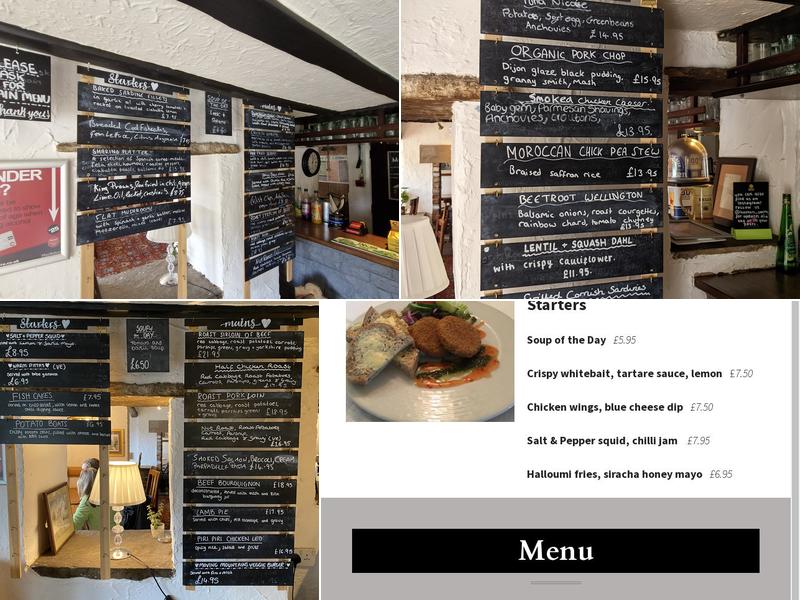 Leather's Smithy Menu