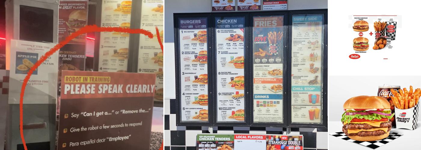 Checkers Menu
