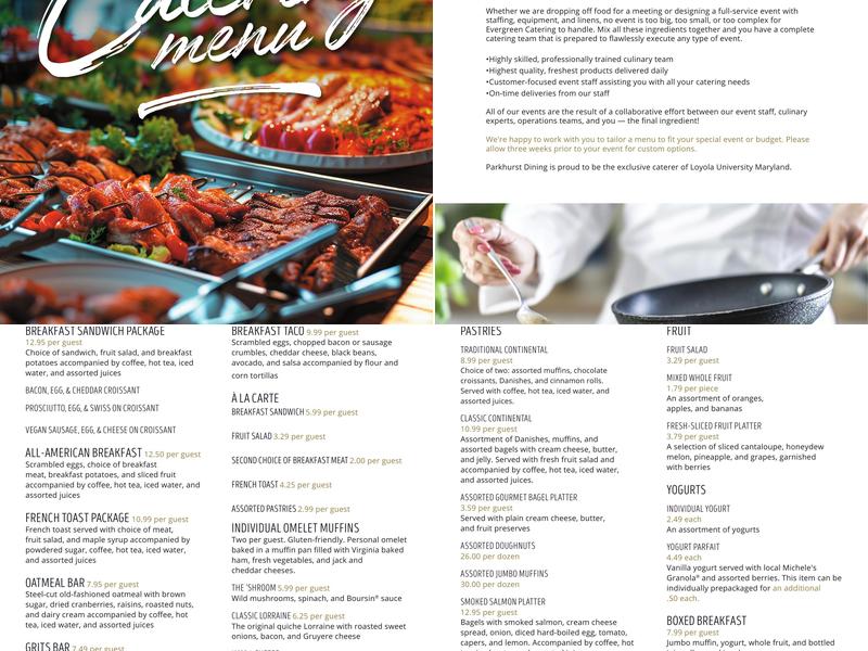 Boulder Garden Cafe Menu