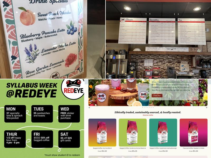 RedEye Coffee Capital Circle Menu