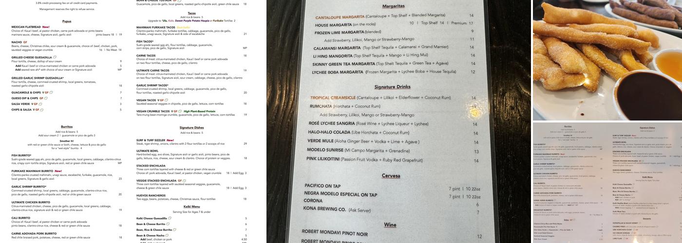 Verde Menu