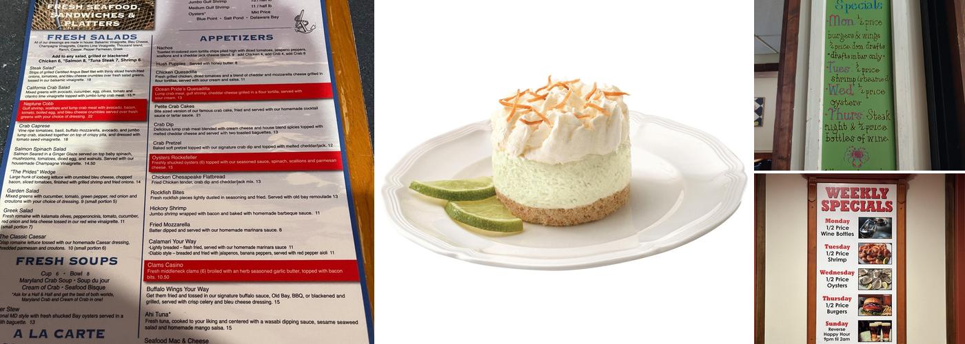 Ocean Pride Menu