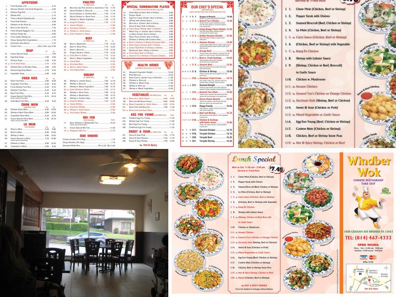 Windber Wok Menu
