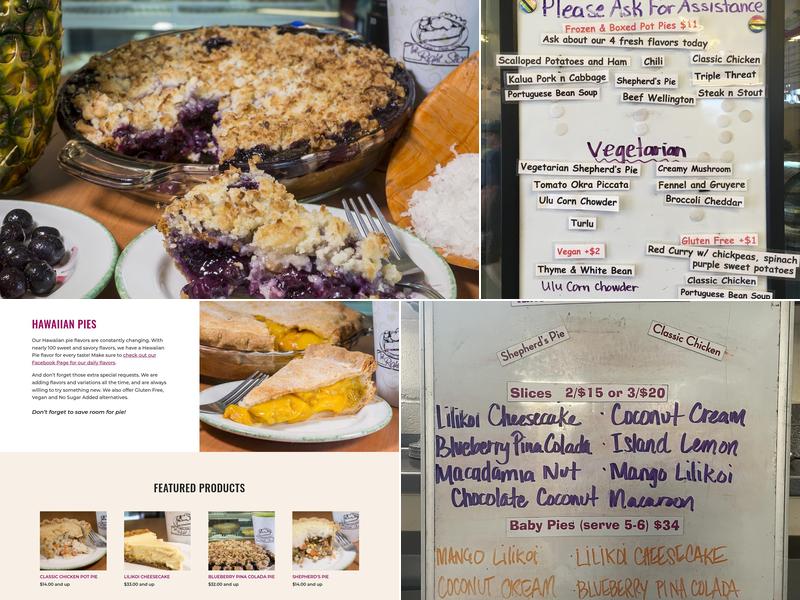 The Right Slice LLC, Kalaheo Menu