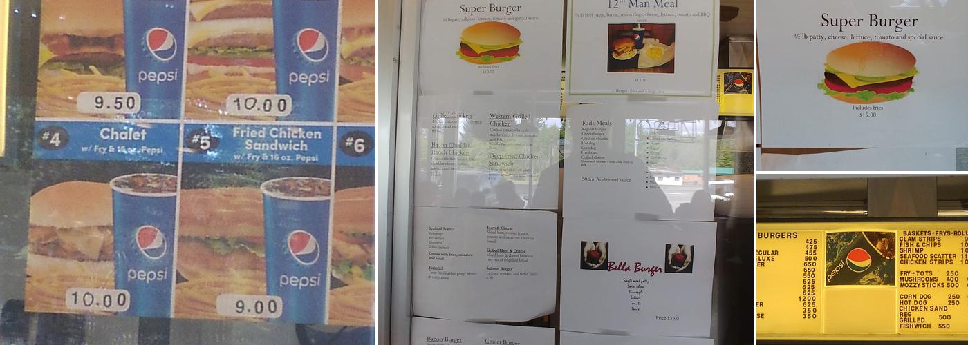 Sully's Drive-In Menu