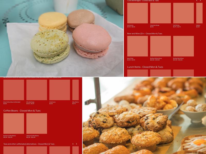 Noisette Pastry Kitchen Menu