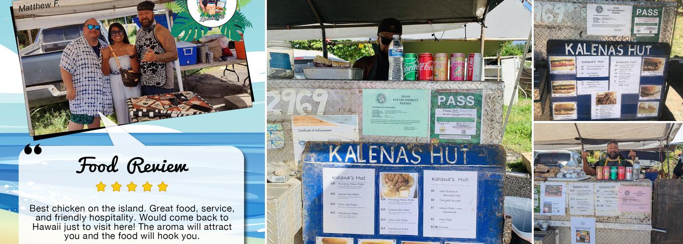 Kalena’s Hut Menu