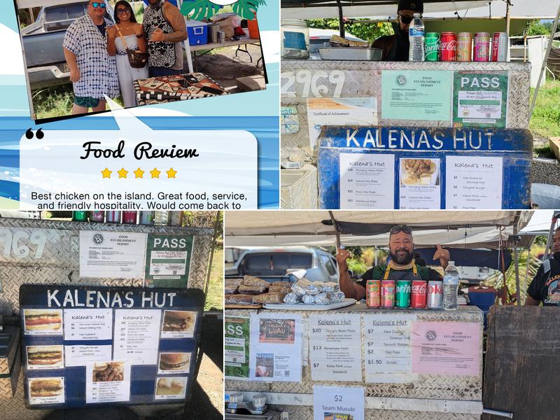 Kalena’s Hut Menu