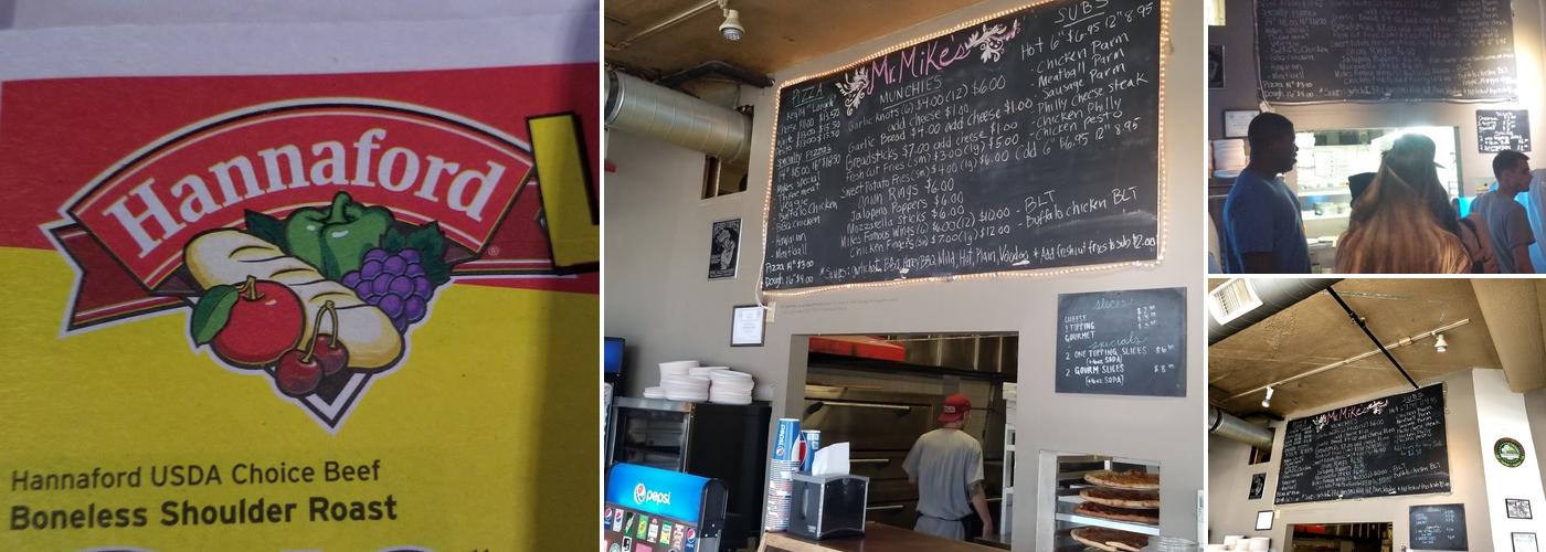 Mr. Mikes Pizza Menu