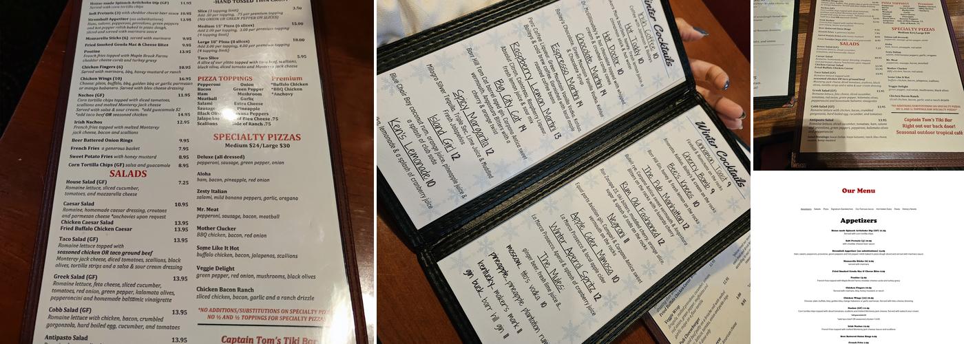 Ken's Pizza and Pub Menu