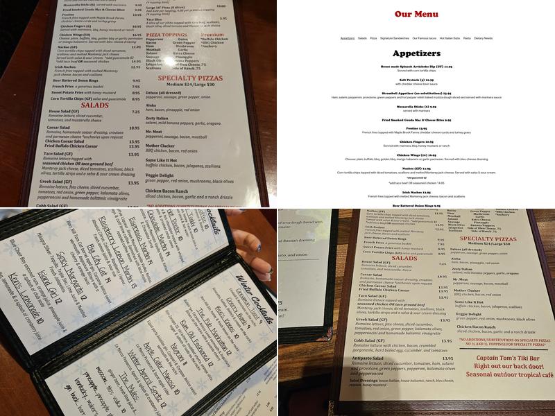 Ken's Pizza and Pub Menu