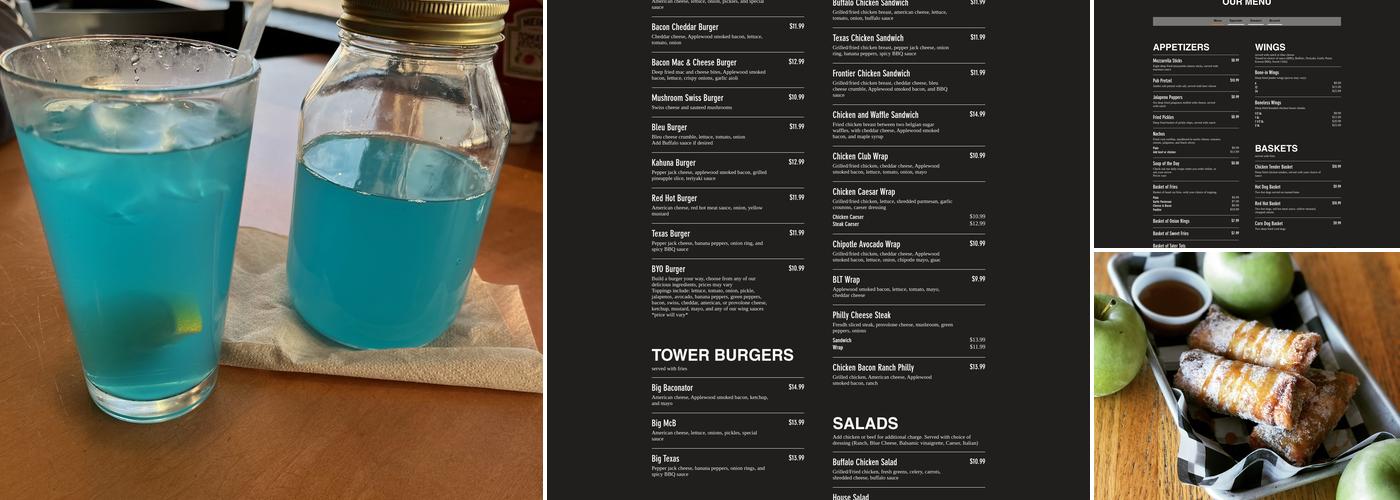 Burger Bar Menu