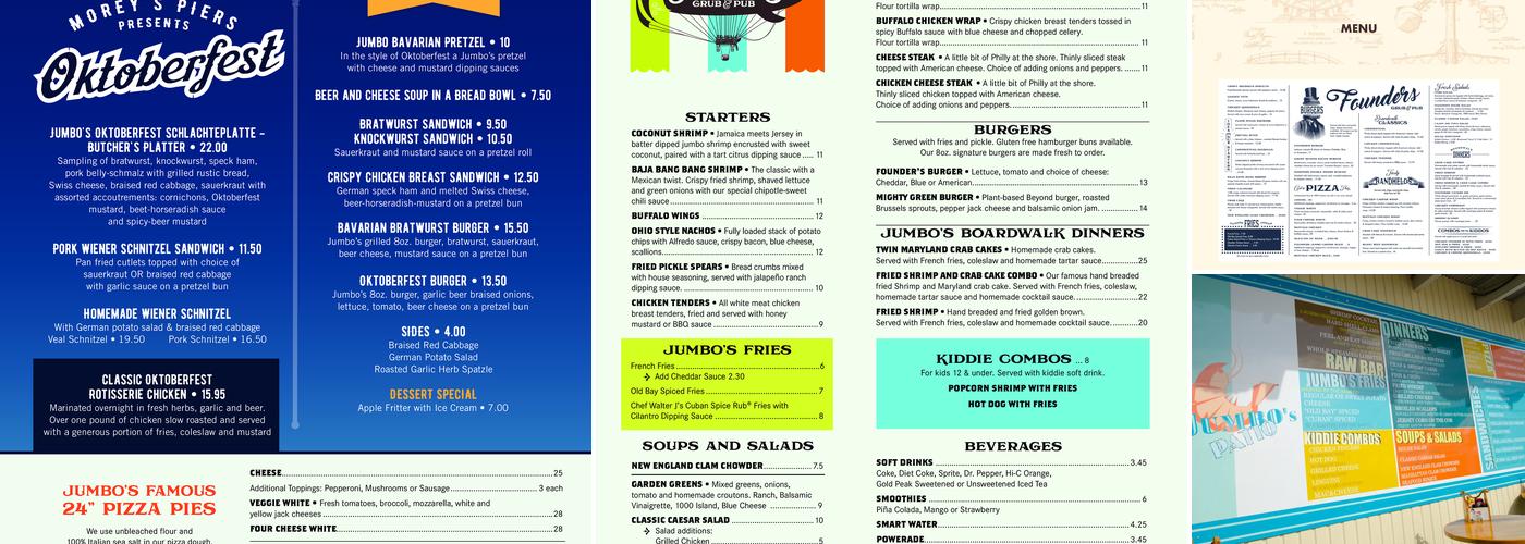 Founders Grub & Pub Menu