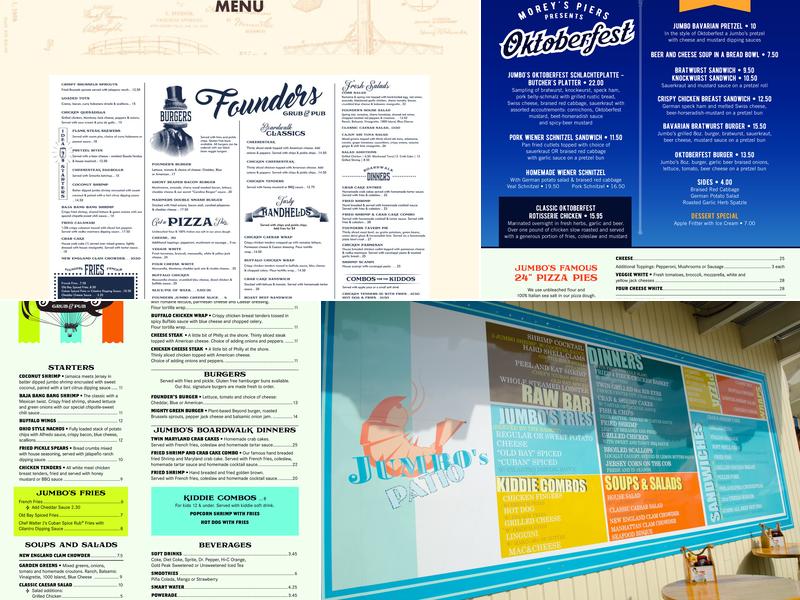 Founders Grub & Pub Menu