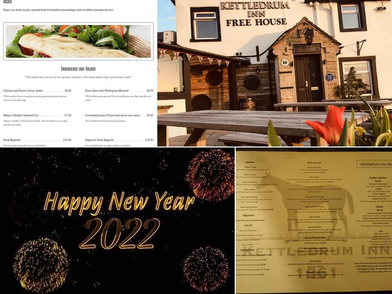 The Kettledrum Inn Menu