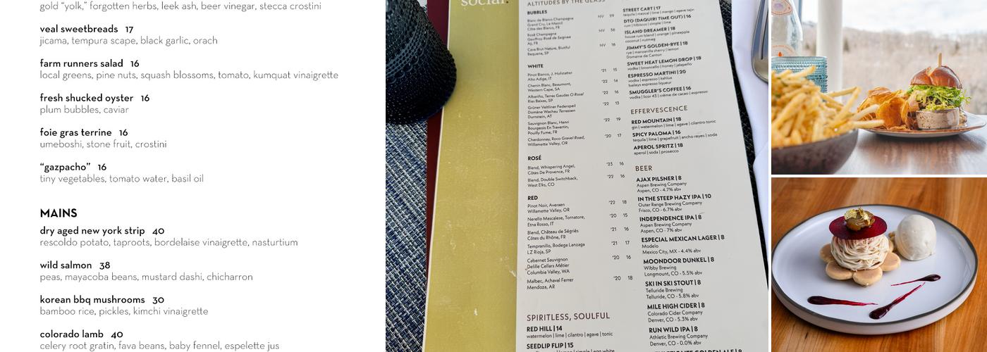 West End Social Menu