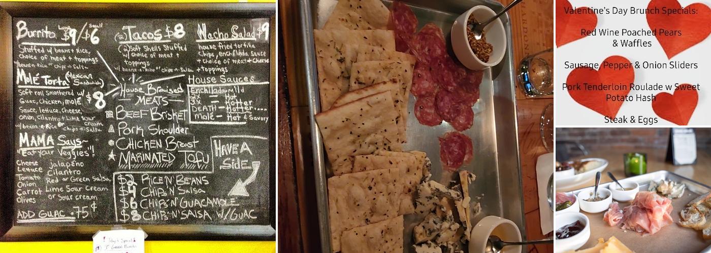 Brix Bistro Menu