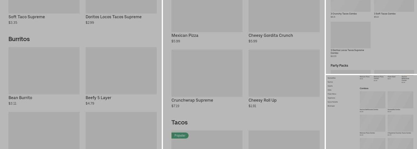 Taco Bell Menu