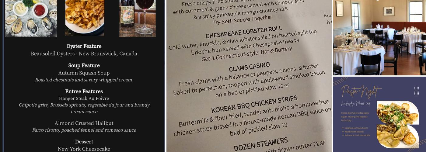Chesapeake Tavern Menu