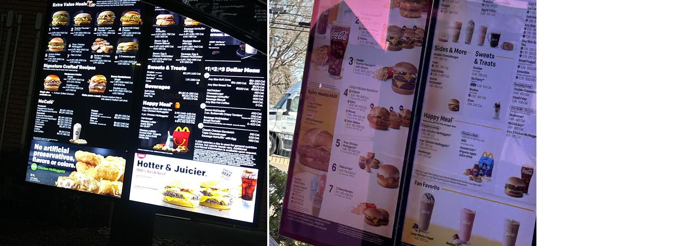 McDonald's Menu