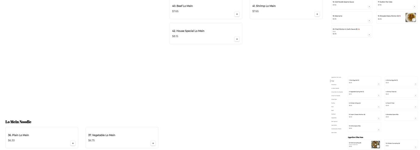 Szechuan Delite Menu