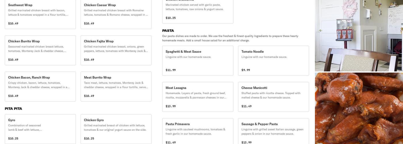 House of Philly Menu