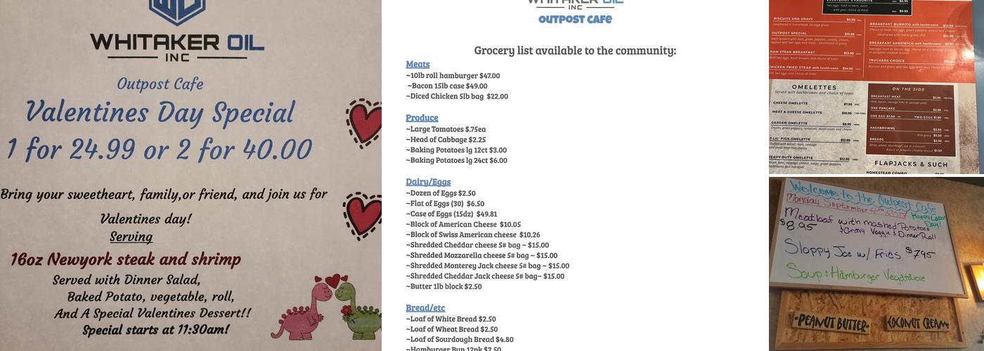 Outpost Café Menu