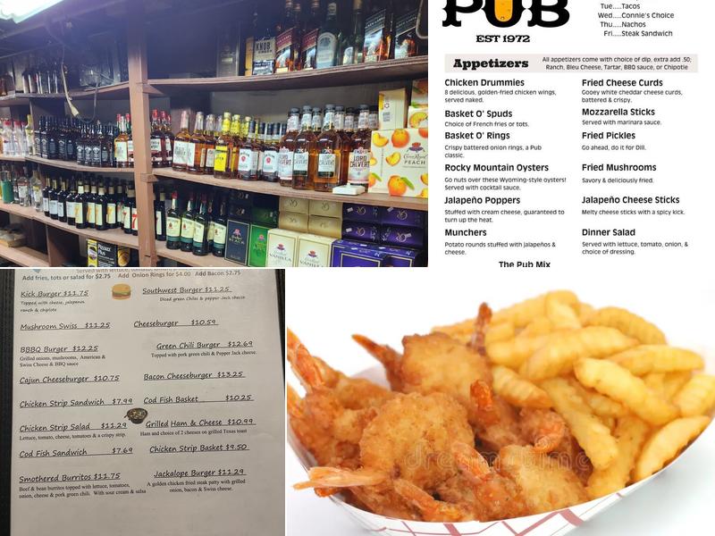 The Pub Menu