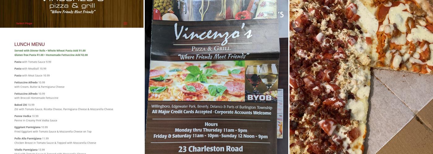 Vincenzo's Menu
