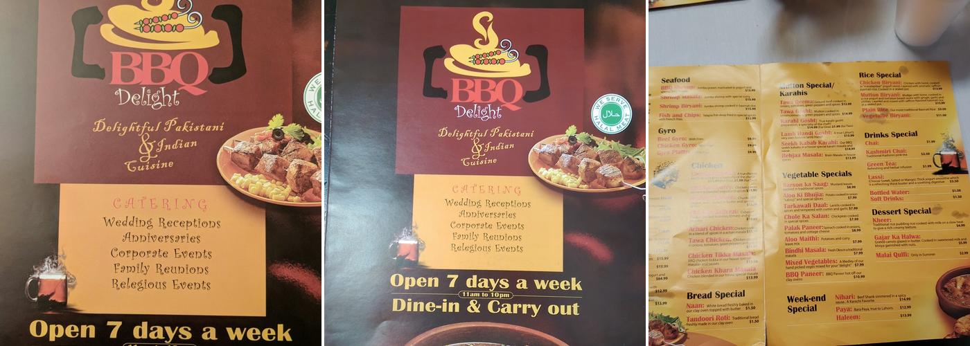 BBQ Delight Menu