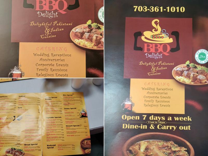 BBQ Delight Menu