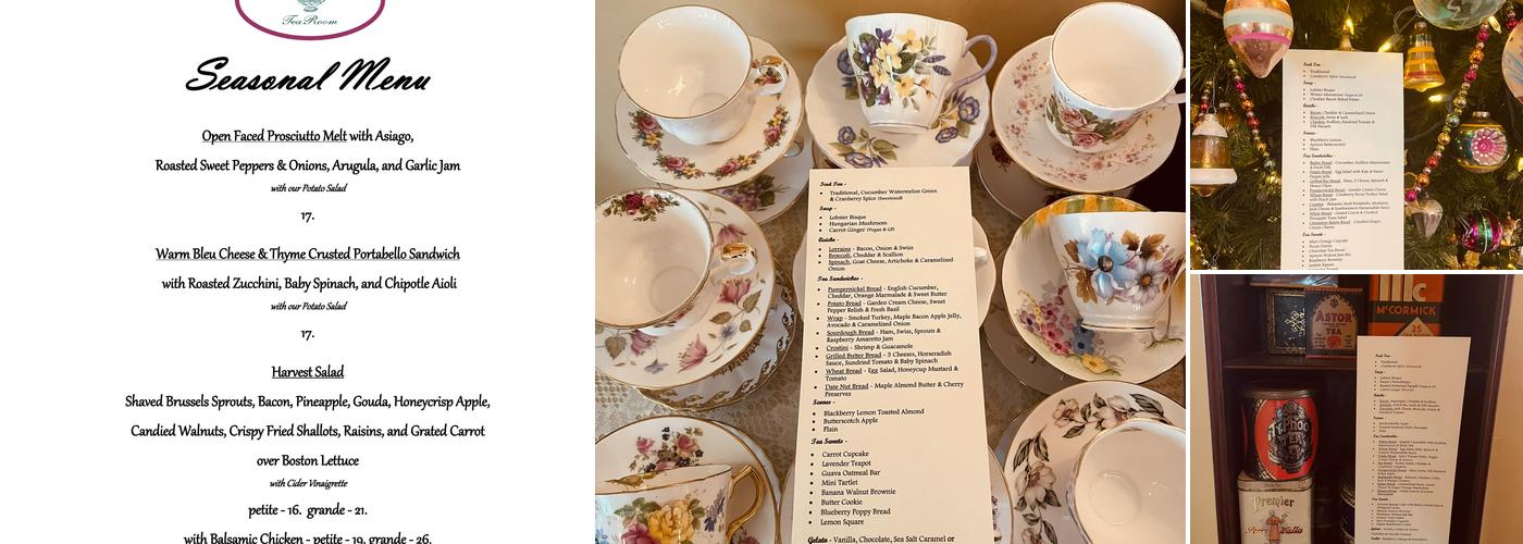 Teaberry's Tea Room Menu