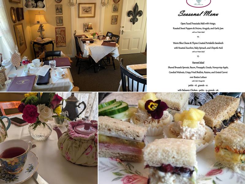 Teaberry's Tea Room Menu