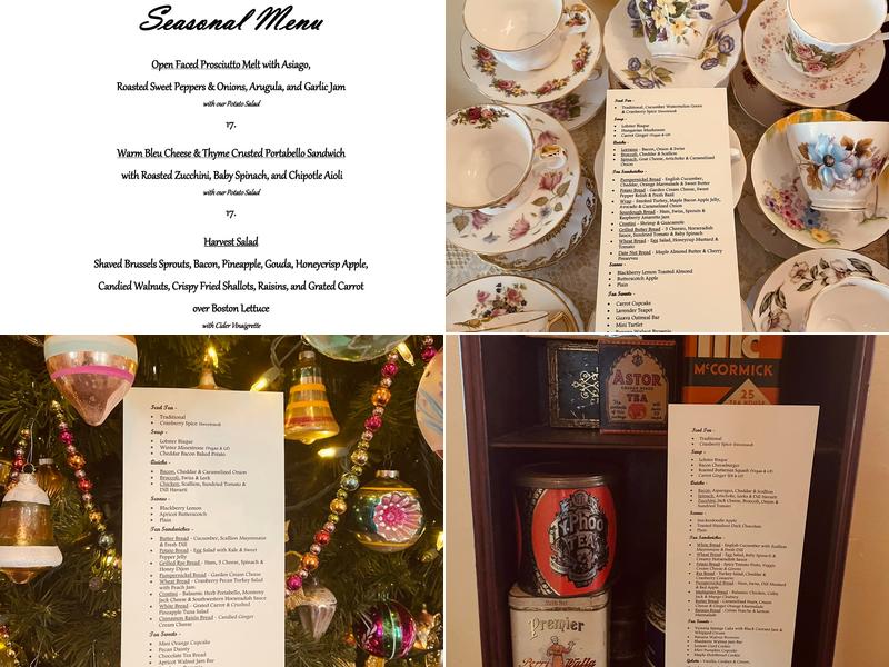 Teaberry's Tea Room Menu