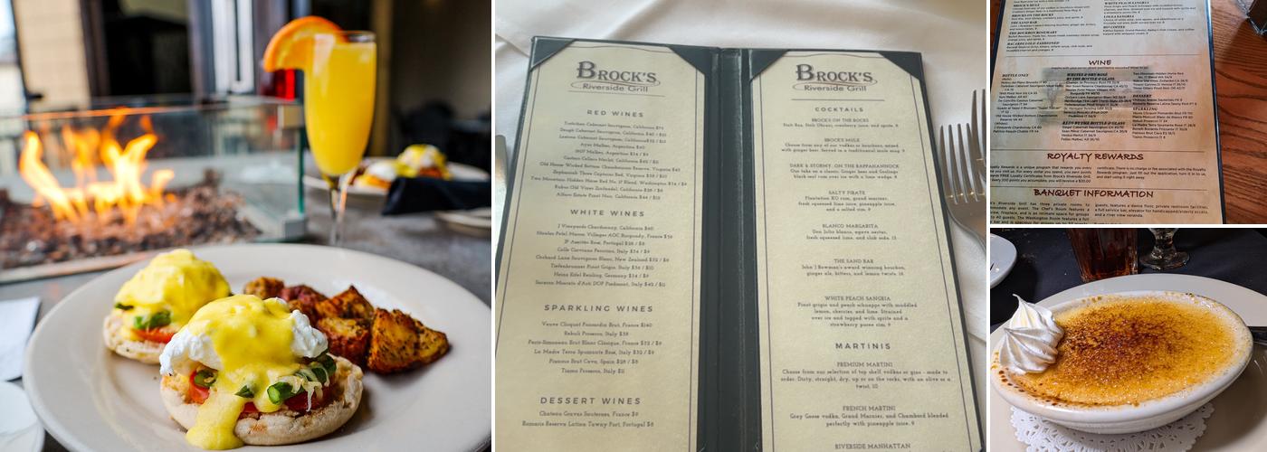 Brock's Riverside Grill Menu