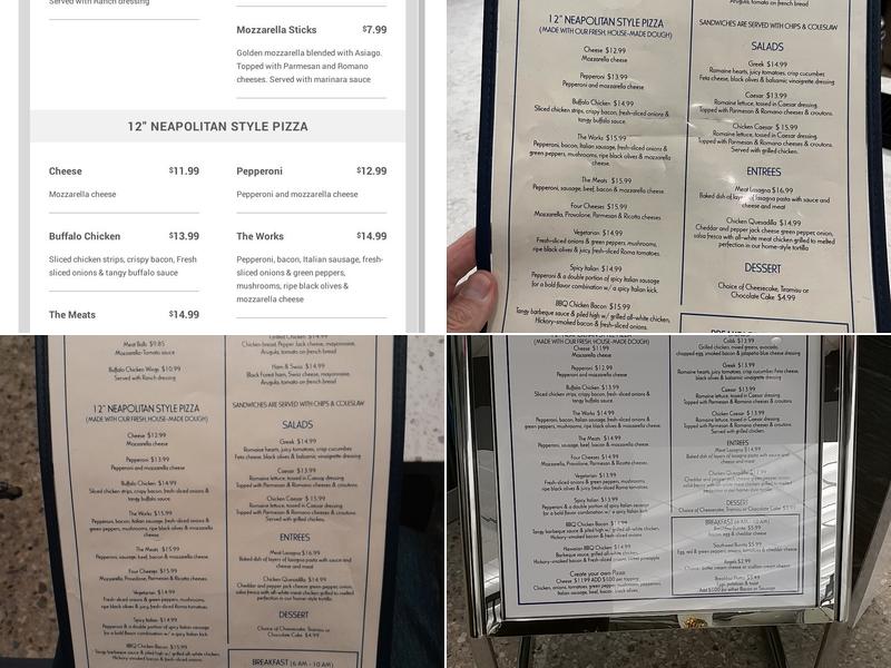 Cafe Americana Menu