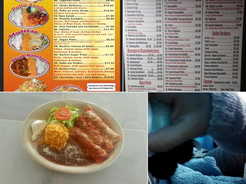 Vaquero Express Menu