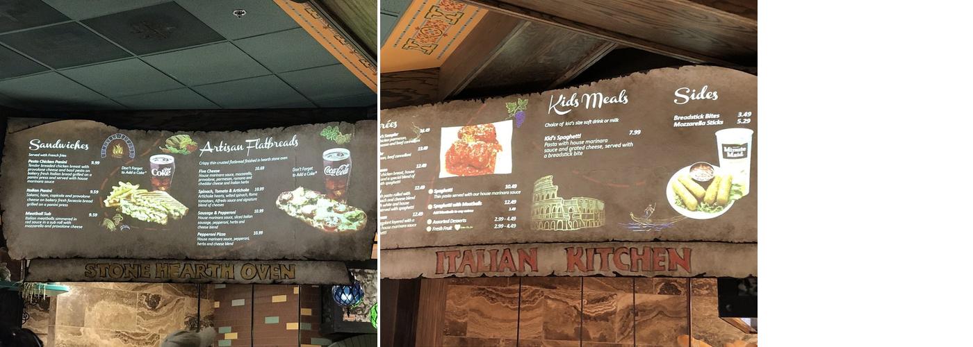 The Marketplace Cafe Menu