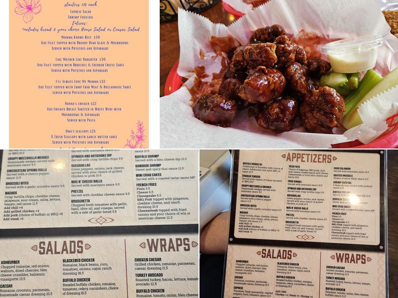 Ashburner Inn Menu