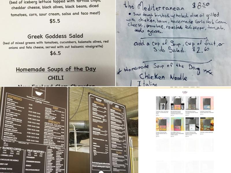 the Espresso Shop | Caravan Menu