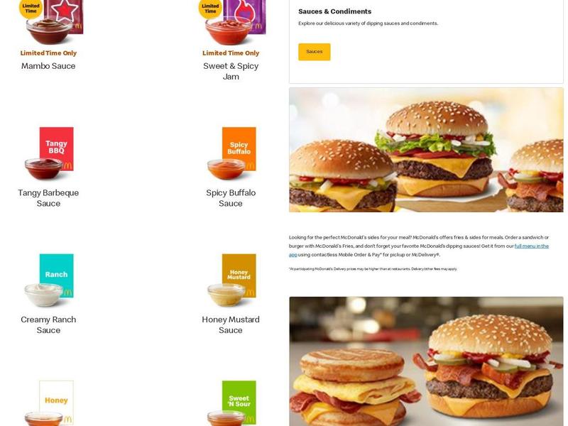 McDonald's Menu