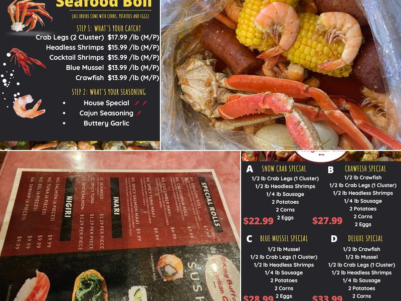 King Buffet Menu