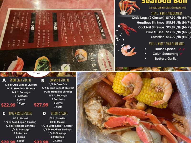 King Buffet Menu