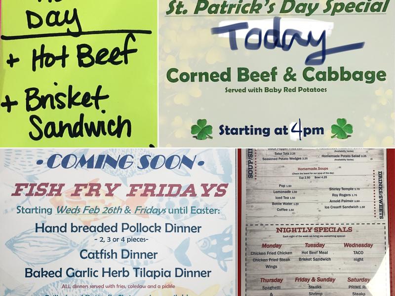 CK Grill and Bar Menu