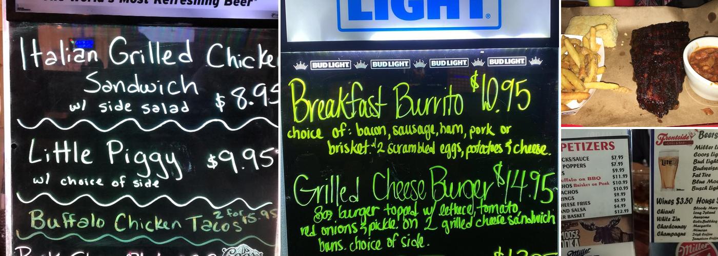 Frontside Bar & Grill Menu
