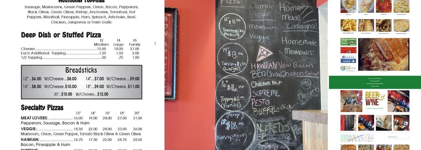 Wilmington Pizzeria Menu