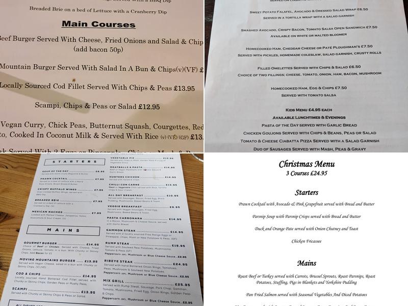 Holme Bush Inn Menu