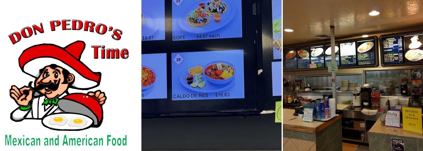 Don Pedros Time Menu